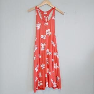 Volcom Pine For Me Summer Beachy Casual Mini  Tank Dress Sz 10